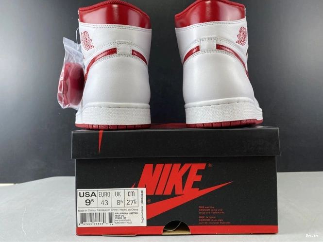 Bmlin shoes Retro 555088-103 Air Metallic 1 Jordan (2017) Red 0821